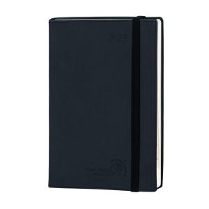 China Black FSC Paper Softcover Weekly Planner 2023 Yearly Agenda Monthly Tabs wholesale