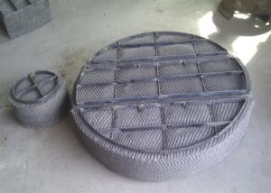 China Stainless Steel 304 Wire Mesh Demister Pad For Petroleum Refining Effective Filtration wholesale