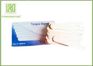 China Disposable Wooden Tongue Depressor Color Box Packing Flat Egde Tongue Depressor wholesale
