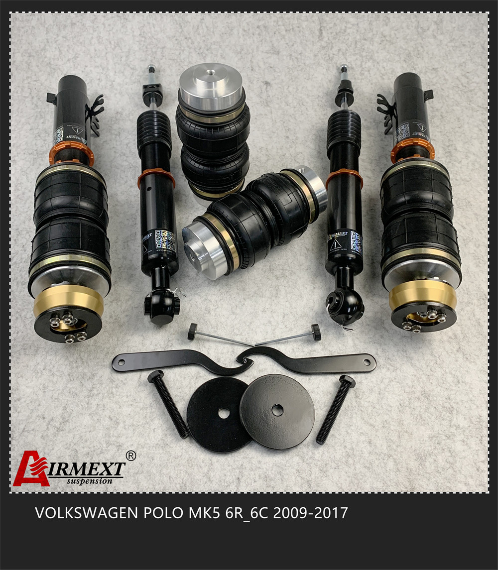 2009-2017 VOLKSWAGEN POLO Air Suspension Mk5 6R 6C Adjustable Damper
