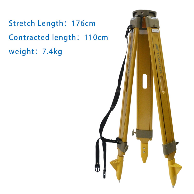 Wooden Tripod LEIcca GST20-9-FCT GEOMAX TOP CON Aluminum Alloy Solid Total Station Surveying and Surveying Bracket