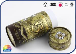 China Printed Cardboard Round Box Paper Cans / Custom Paper Packaging Tube wholesale