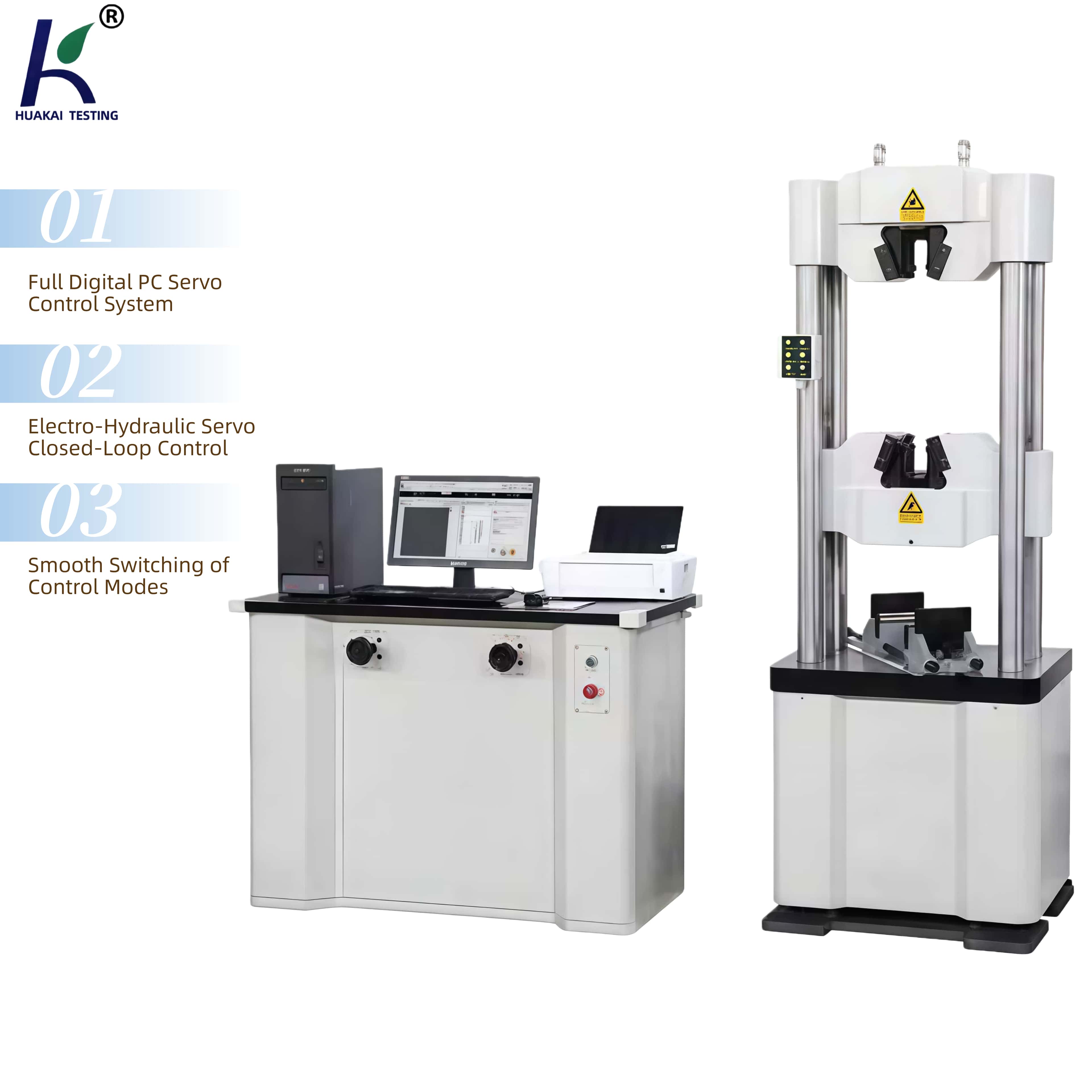 Computer-controlled Electro-hydraulic Servo Universal Testing Machine Hydraulic Rebar Tensile Strength Universal Testing Machine