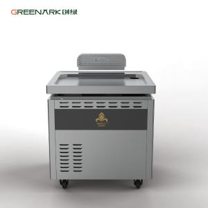 China Commercial Kitchen Equipment 4.5KW Multifunction Induction Flat Fryer Teppanyaki Grill with Cabinet wholesale