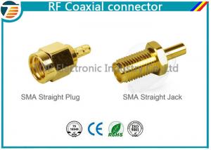 China Male Plug SMA Straight Crimp RF Coaxial Connector For RG174 TOP-SMA-1 wholesale