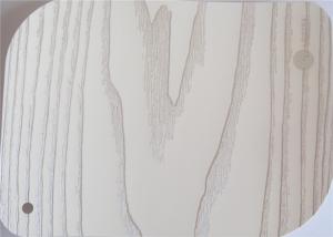 China High Glossy White PVC Wood Grain Foil Decor For Cabinet Doors wholesale
