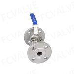 3PC Flange Ball Valve Manual Driving Mode 3 prime prime Stainless Steel Full