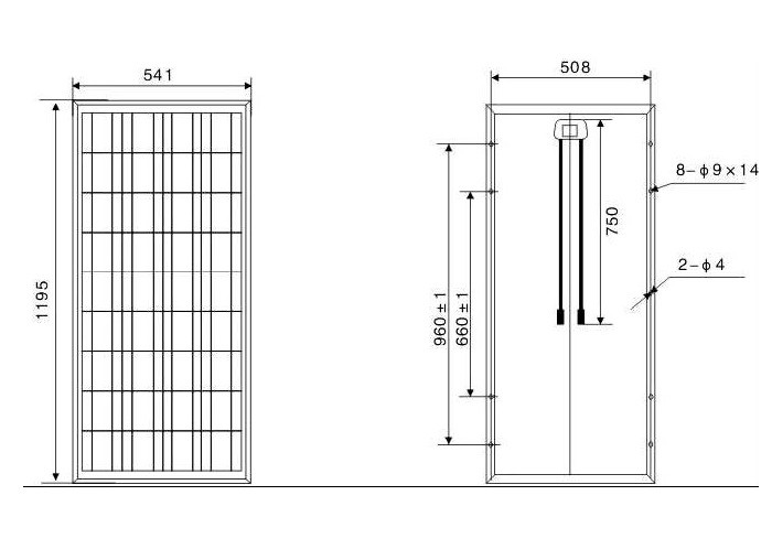 Aluminium Frame Industrial Solar Panels / Solar Pv Modules For Solar Tracking Device