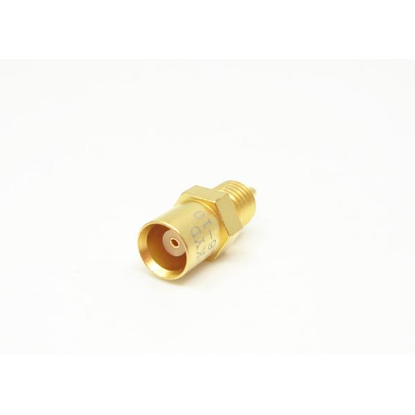 50Ohm Straight MCX RF Connector Concise Structure With Gold Plated Plating