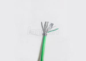 China Lansan Cat 7 SFTP Cable , Pure Copper Wire LSZH Jacket Network Cable 305 M/Roll wholesale