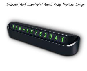 China Black Car 13cmx3.5cmx2.5cm Temporary Parking Card wholesale