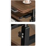 Commercial Furniture General Height Adjustable Brown Wooden Coffee Table for