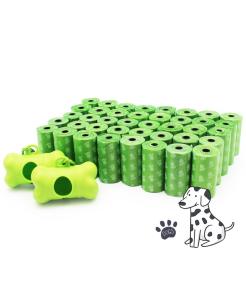 China compostable logo printed colorful pet dog waste trash bag plastic garbage bag 100% biodegradable wholesale