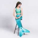 Lightweight Mermaid Bikini Bathing Suit For Pool , Children Mermaid Cosplay