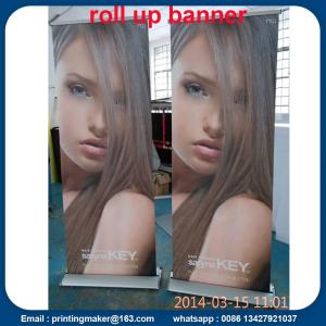 China Wide Roller Base Retractable Banner Full Color Printing wholesale
