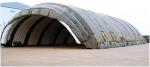 Large inflatable hangar, tent