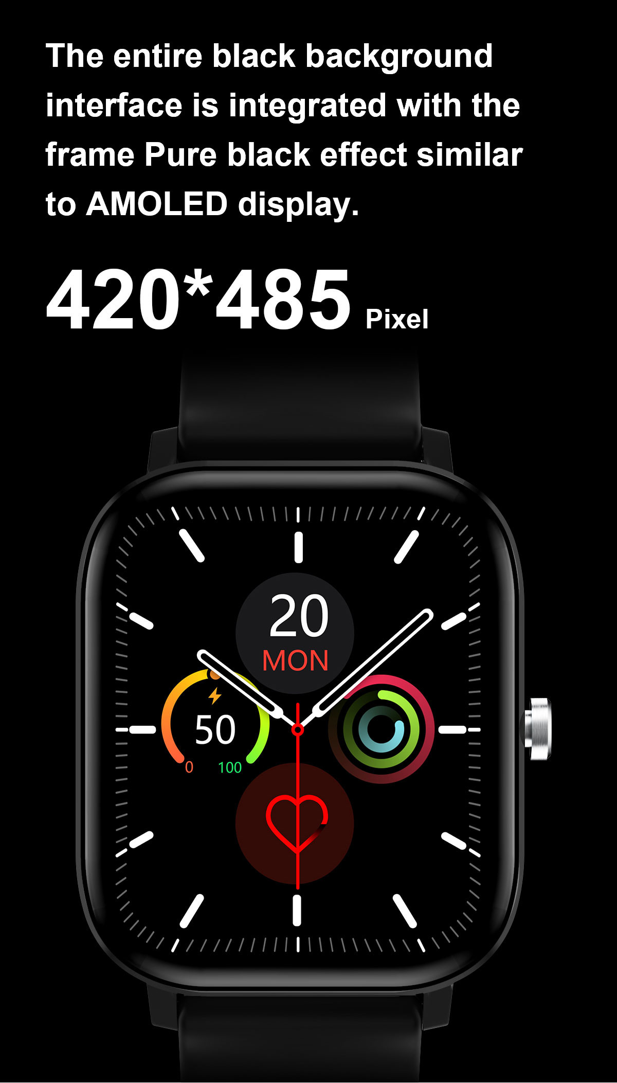 1.75 Inch Fitness Tracker W26M Bte Call Ip68 Sports Smart Watch