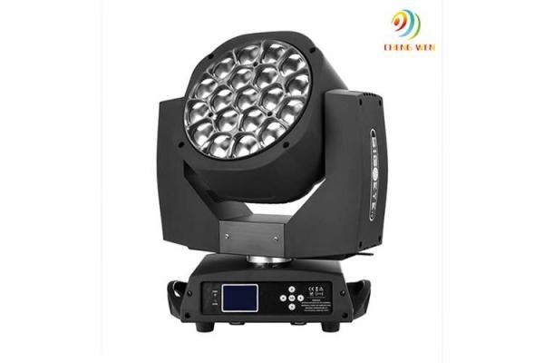 Quality high power 19*15w 4in1 rgbw leds dmx Zoom Wash beam led moving head light for sale