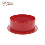 Red Collar HVAC Accessories 6 Inches 150mm Plastic Flange 4 Screw Hole Easy