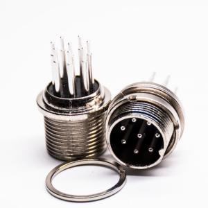 China IP55 Aviation Plug Socket Connector, Screw Lock 5 Pin Male Connector wholesale