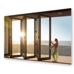 Aluminum Alloy Modern Style Waterproof Bifold Doors For Balcony Glass Windows