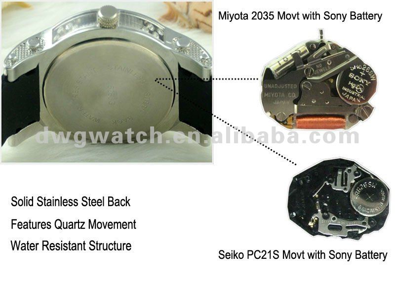 Fashion Hip Hop Bling Bling Watches Wholesale