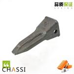 XCMG XE135D Forged Bucket Teeth / Spikes 1U3302RC 250H / 4.6KG
