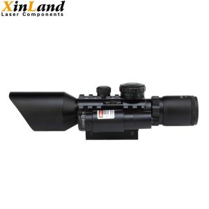 China 3-10x42 Red Laser Multiple Magnification Riflescopes Illuminated Crosshair wholesale