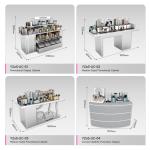 Customized Beauty Shop Display Furniture Skincare Display Showcase With Organic