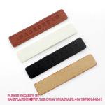 Wholesale Custom Leather Badge Factory Embossed Pu Leather Label Clothing