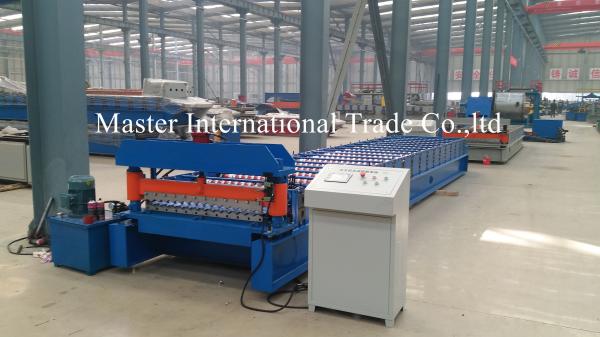 Quality Hydraulic CNC Floor Tile / Sheet Metal Forming Equipment Cr12Mov Chains Drive for sale