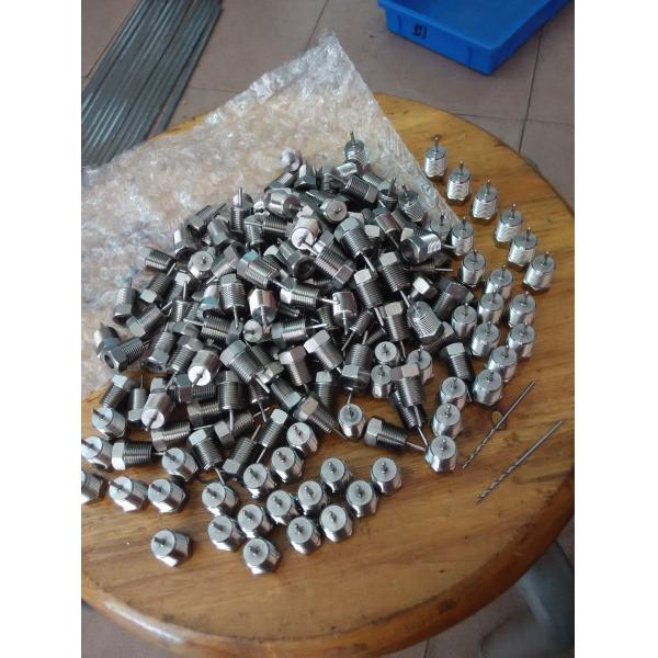 CNC machining Sensor stainless steel nipple，CNC machining; machining; Stainless steel CNC machining
