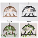 Nordic bird lights Bedroom dining room pendant lamp Amercian country droplight