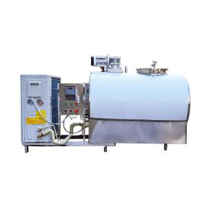 China Double Jacketed Storage Milk Cooling Tank 500L Stainless Steel 304 wholesale