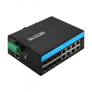 China OLYCOM Managed Switch 8 Port Gigabit Ethernet 12V Industrial Grade with 8 Port SFP Din Rail Mounted IP40 for Outdoor Use on sale