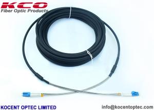 China LC Armored CPRI Army Field Fibre Optic Patch Cable FTTA Outdoor 2fo 4 Fiber 6 Core 7.0mm TPU wholesale