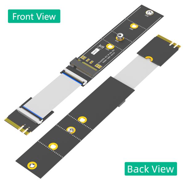 M.2 Key M to Key A+E Adapter with 10cm 15cm 25cm FPC Cables