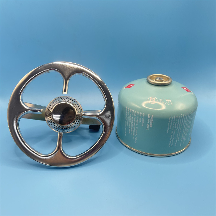Portable Steel Mini Burner Gas Cooker for Outdoor Cooking Compact Camping Stove