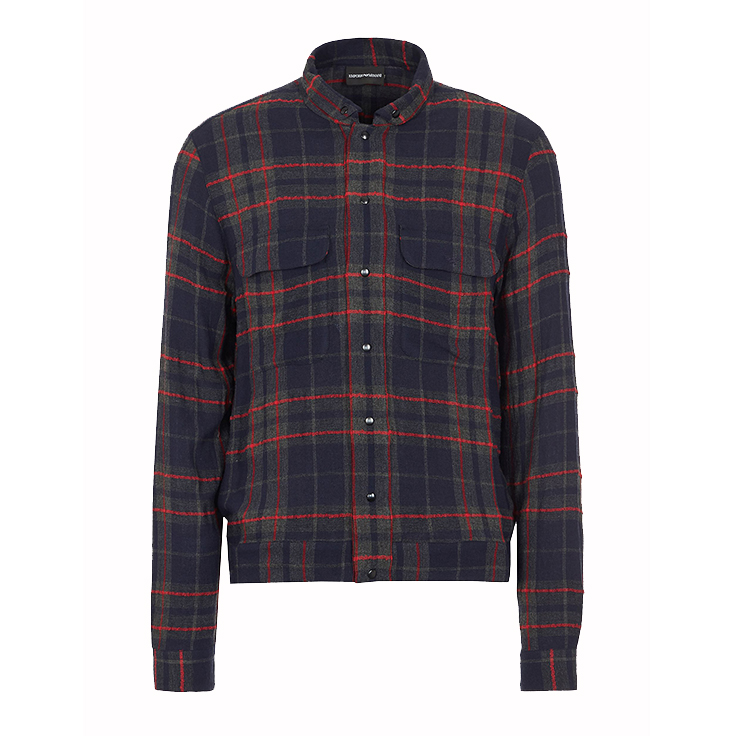 Autumn Cotton Plaid Mens Fashion Casual Shirts Long Sleeve Streetwear Shirts
