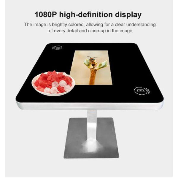 21.5 inch Touchscreen Interactive Smart Table LCD Advertising Display Multi Touch Screen Kiosk for Coffee Bar Conference