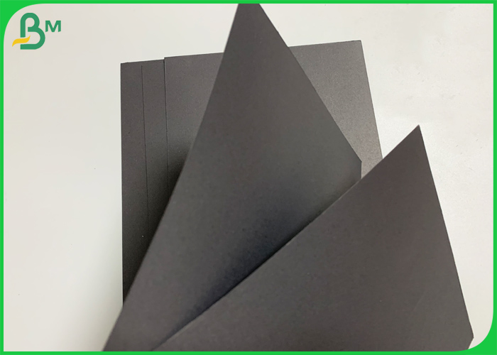 Black Colored Cardstock Thick Paper 80g 120g For Bag Making  