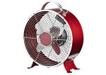 Quiet Decorative Retro Electric Fan 2 Speed 4 Blade Metal Carry Handle