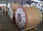 RoHS Red 1300mm Wide Coated Aluminium Coil With Brushed Surface