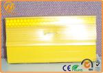 Yellow / White Reflective PU Raised Pavement Marker Rubber Cable Ramps For