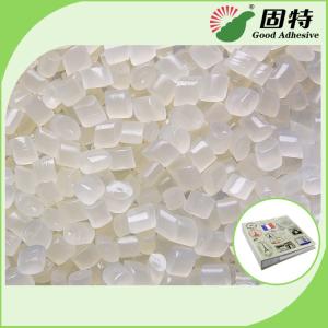 China Light Yellow Granule EVA And Viscosity Resin Hot Melt Adhesive For Papers Fixation Of Flat Back Album wholesale