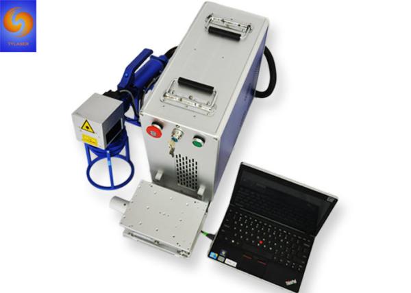 High Precision Fiber Optic Laser Engraving Machine 20W Light Weight Easy To