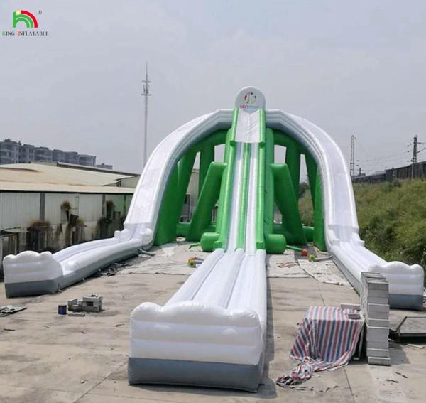 Super Triple Slide Inflatable Water Slide Outdoor Children's Water Park