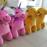 Hansel hot-selling kids plush riding animals plush riding animals toy for party