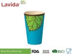 Blue And Green Color Bamboo Fiber Travel Mug Single Use Environmental Friendly