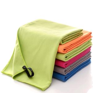 China Sustainable Custom Gym Towel , Microfibre Swimming Towel Machine Washable wholesale